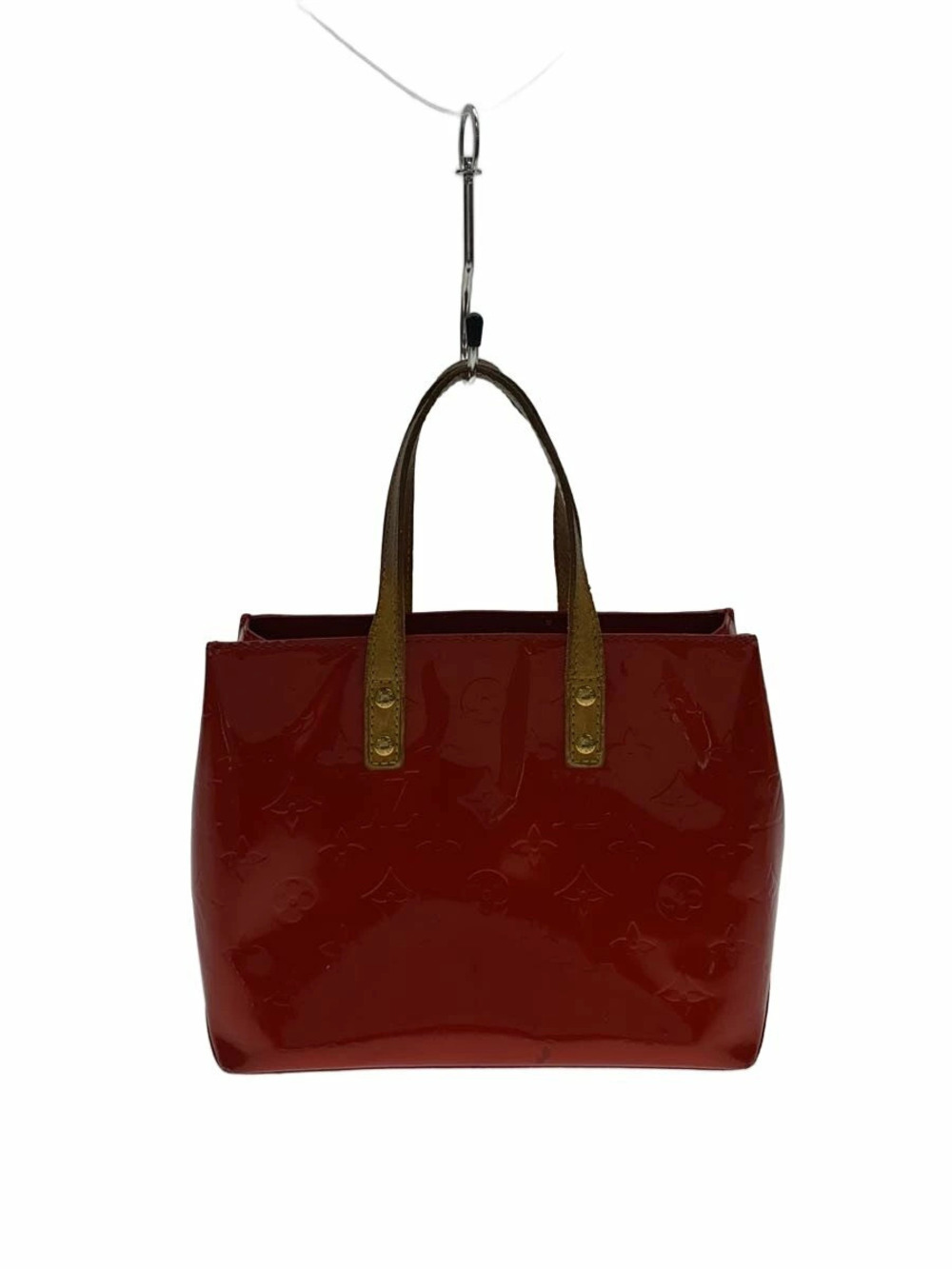 LOUIS VUITTON Lead Monogram Vernis Enamel RED All over